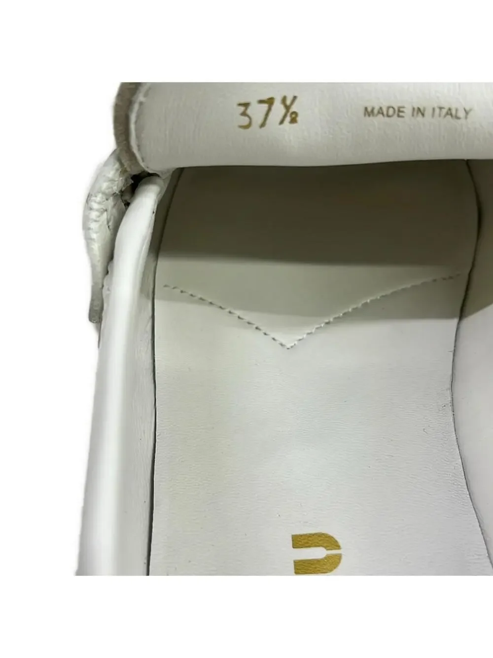 Miumiu Penny Loafer White Leather #277609M69B